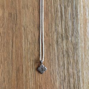 Silver Necklace with Keyhole Charm